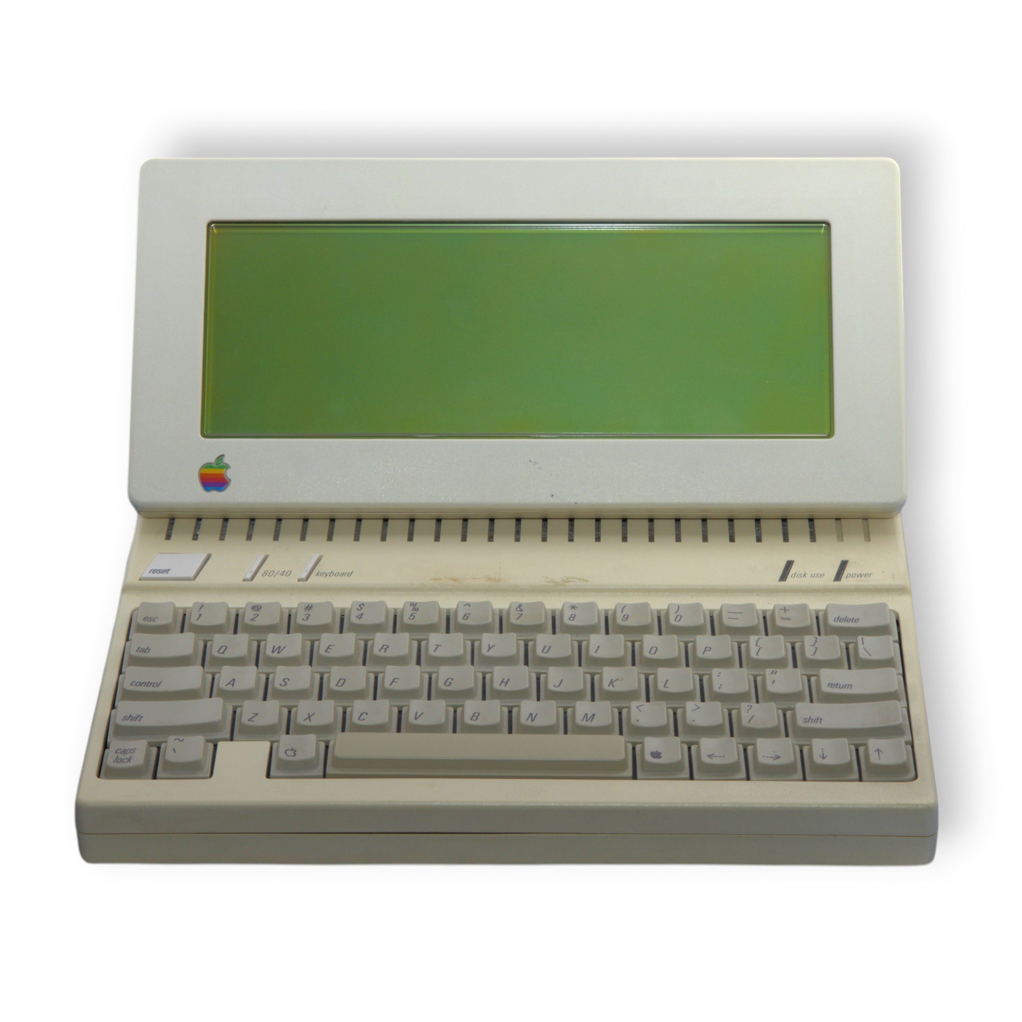 Apple IIc Flat Panel Display prototype and Apple IIc, Gift of Al Kossow, 102680935; Computer History Museum, 102642464